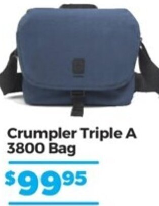 Teds Cameras Crumpler Triple A 3800 Bag offer
