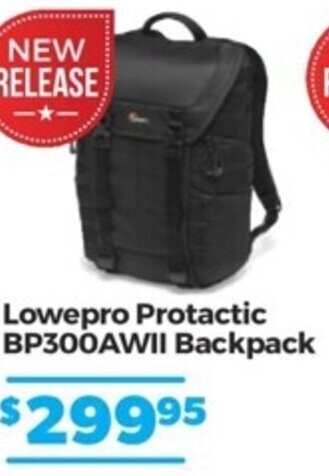 Teds Cameras Lowepro Protactic BP300AWII Backpack offer