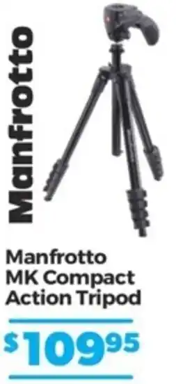 Teds Cameras Manfrotto MK Compact Action Tripod offer