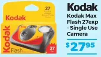 Teds Cameras Kodak Max Flash 27exp - Single Use Camera offer