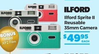 Teds Cameras Ilford Sprite II Reusable 35mm Camera offer