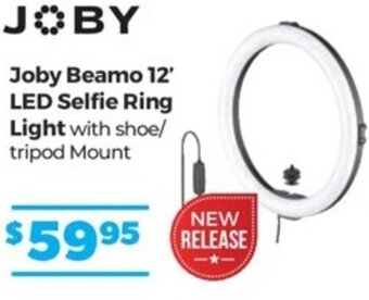 Teds Cameras Joby Beamo 12' LED Selfie Ring Light offer