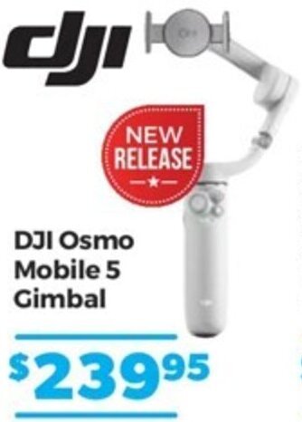 Teds Cameras DJI Osmo Mobile 5 Gimbal offer