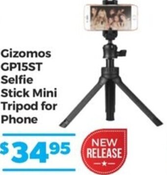 Teds Cameras Gizomos GP15ST Selfie Stick Mini Tripod For Phone offer