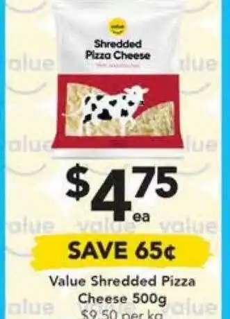 Drakes Value shredded pizza cheese offer