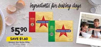 Drakes Western star butter 500g offer