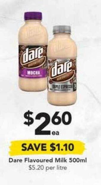 Drakes Dare flavoured milk offer