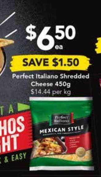 Drakes Perfect italiano shredded cheese offer