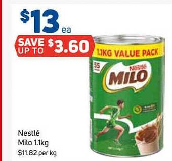 Foodland Nestlé milo offer