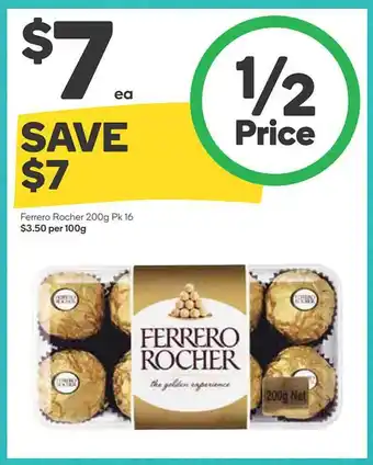 Woolworths Ferrero rocher offer