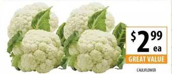 Supabarn Cauliflower offer