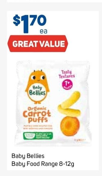 Foodland Baby Bellies Baby Food Range 8-12g offer