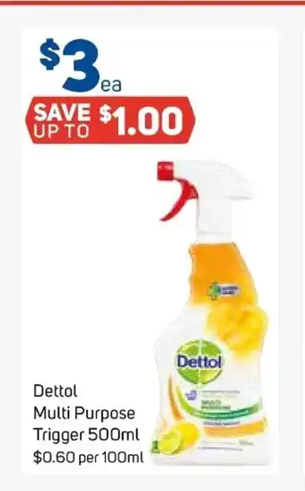 Foodland Dettol Multi Purpose Trigger 500ml offer
