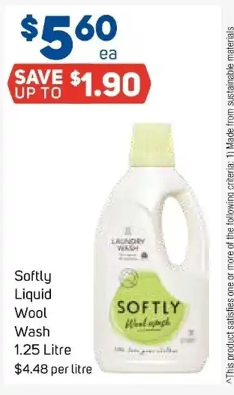 Softly Liquid Woot Wash 1.25 Litre