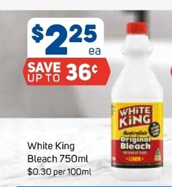 Foodland White King Bleach 750ml offer
