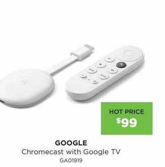 Bing Lee Google chromecast with google tv offer