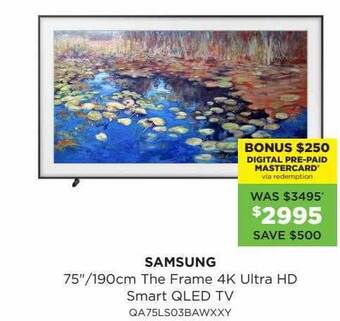 Bing Lee Samsung 75 offer
