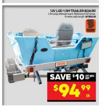 Autopro 12 led 1.5m trailer board offer