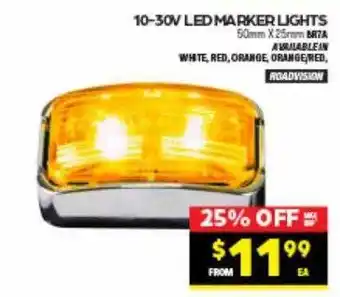 Autopro 10-30v led marker lights roadvision offer
