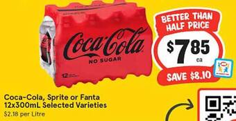 IGA Coca-cola, fanta or sprite offer