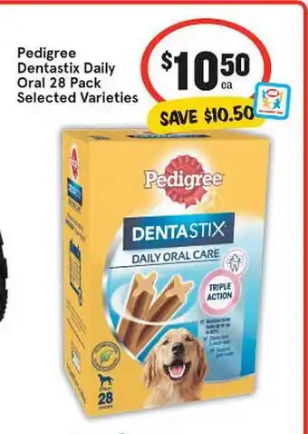 IGA Pedigree dentastix daily oral 28 pack offer