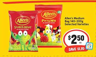 IGA Allen's medium bag offer