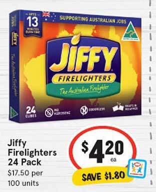 Jiffy firelighters