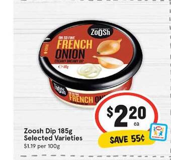 IGA Zoosh dip offer