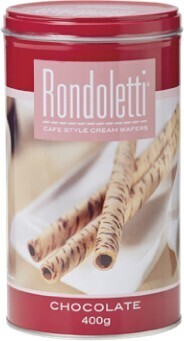 BIG W Rondoletti chocolate cream wafers 400g offer