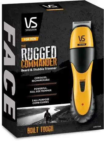 BIG W Vs for men the rugged commander beard and stubble trimmer offer
