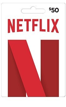 Netflix $50 gift card