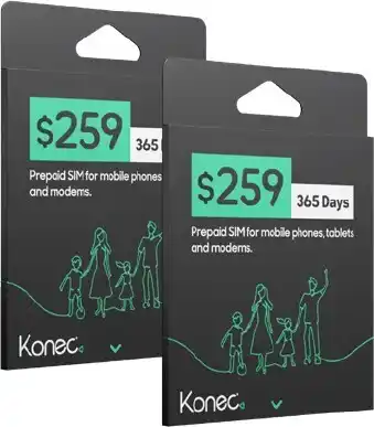 BIG W Konec long life 365 day plan offer