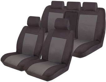 Tailor made vehicle specific imperial suede velour & jacquard seat covers