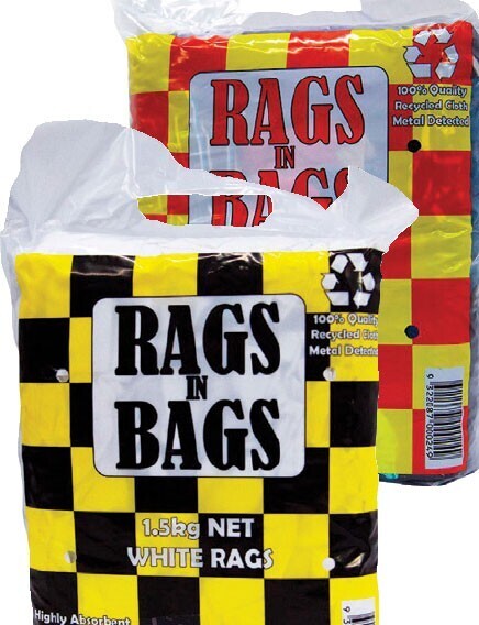SuperCheap Auto Rags in bags 1.5kg cleaning cloths offer