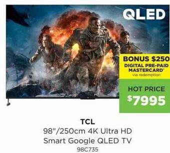 Bing Lee Tcl 98 offer