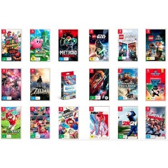 BIG W Nintendo switch games offer