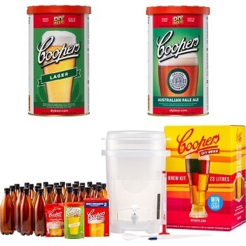 BIG W 20% off brewing kits assorted flavours 1.7kg offer