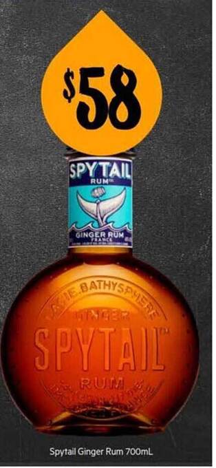 First Choice Liquor Spytail ginger rum 700ml offer