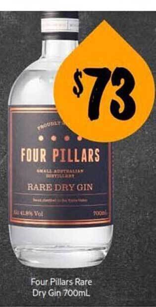 Four pillars rare dry gin 700ml