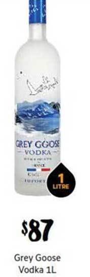 First Choice Liquor Grey goose vodka 1l offer
