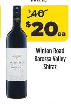 Liquorland Winton road barossa valley shiraz offer