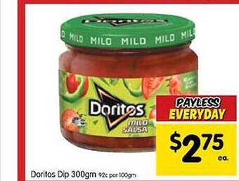 Spar Doritos dip 300gm offer