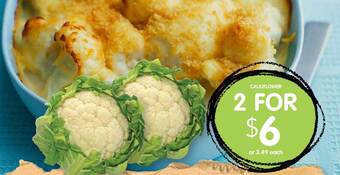 Spudshed Cauliflower offer