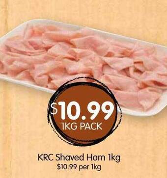 Spudshed Krc shaved ham 1kg offer