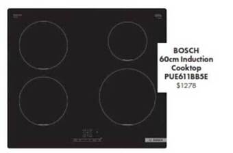 The Good Guys Bosch 60cm induction cooktop offer