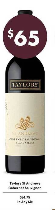 Vintage Cellars Taylors st andrews cabernet sauvignon offer