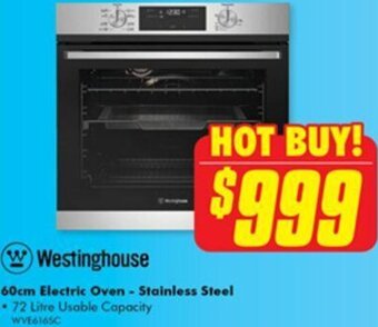 The Good Guys Westinghouse 60cm Electric Oven - Stainless Steel offer