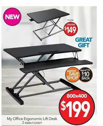 Cheap as Chips My office ergonomix lift desk offer