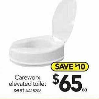 Cheap as Chips Careworx elevated toilet seat offer