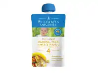 ePharmacy Bellamy’s Organic Banana Pear Apple & Mango 120g offer